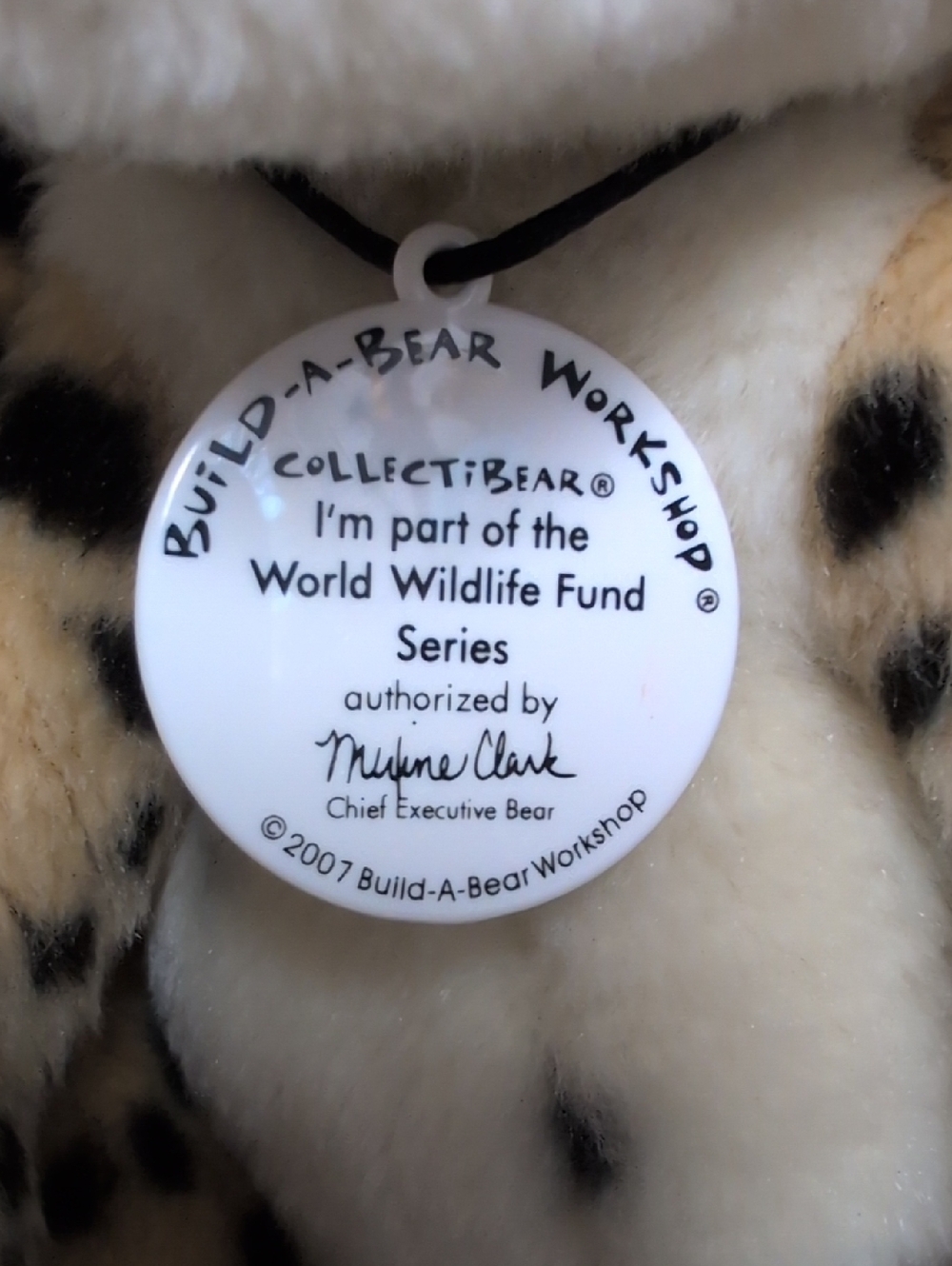 Build A Bear WWF Cheetah Collectibear World Wildlife Series 2007 Y2k - Picture 3 of 7